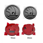 2025 Uus 2 tk 3D ABS 80mm 90mm Auto Tagumine Pagasiruumi Embleem M&auml;rk Logo Skoda Octavia 2 3 A4 A5 mk1 Fabia Superb Rapid Kodiaq Karoq jaoks 1x80mm 1x90mm