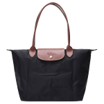 Longchamp Le Pliage 28 Suure Mahutavusega Kangist T&otilde;mblukuga Koti Naiste T&otilde;mblukuga Kott Must 2605089001 Basic Set (Bag)