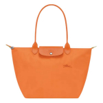 Longchamp Le Pliage Green 31 Pika k&auml;epidemega Tikitud ringlussev&otilde;etud pol&uuml;amiidist l&otilde;uend Koti kott Naiste k&auml;ekotid Oranž 1899919P54 Basic Set (Bag)
