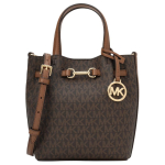 Michael Kors MK Carson Reguleeritav Eemaldatav &Otilde;larihm Metallist Logo Kunstnahast Crossbody K&auml;ekott V&auml;ike Naiste k&auml;ekotid 35S5G2ZC5B-BROWN Shopping Bag Set(Basic Set+Shopping Bag) brown