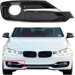 Vasak Parem Eesmise Kaitseraua Udutule Lambi Kate Iluv&otilde;re V&otilde;re Kroomliistuga, &Uuml;hildub BMW 3. Seeria F30 F31 11-17 51117300737 51117300738(&Otilde;ige) Right