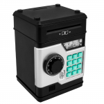 Elektrooniline notsupank lastele S&otilde;rmej&auml;lje Parool Raha M&uuml;ndipank 4 Kombinatsiooniparooliga Suure Mahutavusega M&uuml;ndis&auml;&auml;stupangad must