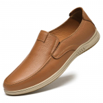 Loaferid Meeste Mokassiinid Ehtne Nahk Itaalia Kevad Suvi Vabaaja Jalan&otilde;ud Madalad Pehmed Mustad S&otilde;idujalan&otilde;ud Slip-On Mokassiinid Mehele 38