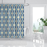 Veekindel kangas du&scaron;ikardinad Vannitoa kardina tarvikud Du&scaron;ikardin 180x200 240*200 boho kaunistus abstraktne W140XH180cm white