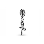 Pandora Baleriin Ripats Ehtekaelas Kaelakee Naistele 791365CZ Silver,F