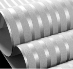 Moodne Vertikaalse Triibuga Seinakate Roosa Sinine Triibuline Elutoa Dekoor Teleri Taustapildid 3D Elegantne Kodu Kaunistus Seinakatted 53CMX3M gray