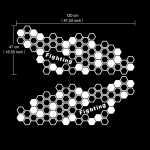 2 TK auto kere k&uuml;ljekleebised k&auml;rgstruktuuriga graafilised k&uuml;ljekleebised ukse v&ouml;&ouml;joonele Vin&uuml;&uuml;l PVC stiiliga liimiga kaunistuspilt valge