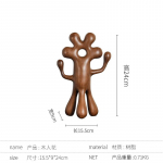 Vaik K&auml;sit&ouml;&ouml; Abstract Kuju Skulptuur Lilled Mees Tulnukas Kunstiline Abstract Kaunistus Dekoratiivsed Figuriinid Kodu Kaunistus