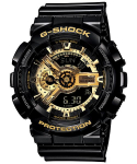 Casio G-SHOCK Meeste Vaik 200M Veekindel Digitaalne P&otilde;rutuskindel Kvartsikell GA-110GB-1A must