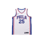 Nike Meeste NBA Philadelphia 76ers Ben Simmons Swingman S&auml;rk 'Valge' CW3605-105 S