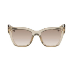 Saint Laurent Logo Prindi Atsetaadist Ruudukujulised P&auml;ikeseprillid Meeste p&auml;ikeseprillid Beež SL641 55