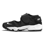 Nike Air Rift Libisemiskindel Polsterdus Kulumiskindel Hingav Madala s&auml;&auml;rega Laste Jooksukingad Must Valge Unisex 322359-014 28