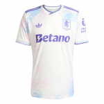 adidas Meeste Aston Villa FC 25/26 Kolmas Valge Jalgpallis&auml;rk KA0859 2XL
