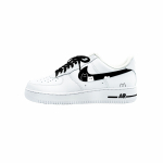 Nike Air Force 107 Shadow Kass Nahast Polsterdus Toetus Hingav Madala s&auml;&auml;rega Rula Kingad Meeste Valge Must CW2288-111(team1964&mdash;) 38.5