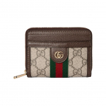 Gucci Ophidia Double G logo disainiga helekuldse riistvaraga l&otilde;uendrahakott Naiste rahakott Beež Pruun 838489-FAE0L-9746 Basic Set (Bag+Dust Bag)