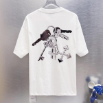 9297 Helebeež Suvine Meeste ja Naiste Puuvillane Prinditud &Uuml;lesuurusega T-s&auml;rk Street Wear S