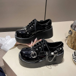 Punk Gooti Lolita Kingad Naistele 2024 S&uuml;gis Paks Tald Br&auml;nd Platvorm Mary Jane Kingad Kiilukad K&otilde;rged Kontsad Pidu Cosplay Disainer 35 must