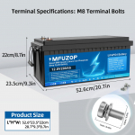 EL USA Ladu 12v 24v 100ah 200ah 300ah Lifepo4 bluetooth Raudfosfaataku 12v 300ah Liitiumakude Pakett 300A BMS 12 V 200Ah