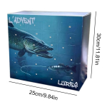 Kalastusadvendikalender 2025 Kalastusluride advendikalender J&otilde;ulude ettelugemisega kalender J&otilde;ulukalastuskingitus kalastajale as shown blue