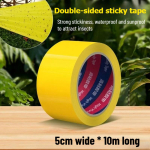 Kollane kahepoolne kleepuv putukat&otilde;rjetape rull Caterpillar Catching Barrier Tape aia puude kahjurit&otilde;rjeks roomavate putukate, sipelgate, koide vastu 30cm*10m black