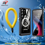 360&deg; t&auml;iskaitsega IP68 veekindel &uuml;mbris Samsung S26 Ultra S25 FE jaoks Magnetiline p&otilde;rutuskindel kate v&auml;ljas ujumiseks snorgeldamiseks Galaxy S26+ must