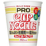 Cup Noodle PRO K&otilde;rge valgusisaldusega Madala s&uuml;sivesikute sisaldusega V&auml;hendatud naatriumisisaldusega Sama maitsev Nissin Foods Nuudlid Kiudaineid 292 kcal portsjoni kohta 75g x 12 tk