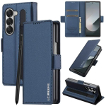 Magnetiline Klapp Nahast Telefonikott Samsung Galaxy Z Fold 8 Ultra7 6 5 4 3 5G Fold6 Fold5 Fold8 Rahakott Kaardihoidja Etui Coque For Z Fold 8 Ultra