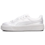 PUMA Basket Platvormp&otilde;hjalik Paks Tald K&otilde;rgust Lisav Unisex Valge Siid 365133-05 35.5