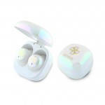 Guess Bluetooth k&otilde;rvaklapid GUTWSJ144ESH TWS + laadimisjaam valge/valge Iridescent 4G Tr&uuml;kitud logo