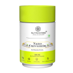 NUTRIHERBS Nano Kurkumiin 500mg Kapslid | Immuunsuse Tugevdaja Meestele & Naistele | Liigesevalu Leevendus & Seedimise Toetus | Kurkumiin Kurkumiga koos Pipartiga