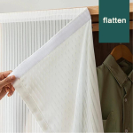 Elegantne l&auml;bipaistev rulookardin takjapaelaga, puurimiseta vertikaalne l&auml;bipaistev paneelkardin, isekleepuv privaatsusl&auml;bipaistev kardin 1PC W70XH120cm gray