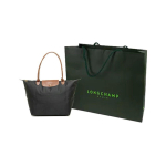 LONGCHAMP Le Pliage Pol&uuml;amiidist L&otilde;uendist Tassikott, Ostukott, K&auml;ekott, &Otilde;lakott Suur Naiste Must 1899089001 One Size 2 black