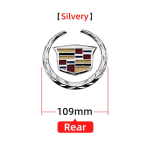 1 tk ABS 109mm 158mm Cadillac SRX ATS XTS Auto Esiv&otilde;re Embleem Tagumine Stange Pagasiruum Kleebis M&auml;rk Stiilitarvikud white