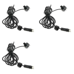 3X RGB 6 LED AC12V Vee purskkaevu valgusti 2-pinilise &uuml;hendusega Veekogu valgustid Basseini valgustid v&auml;hem