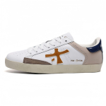 Retro Ristikujulise Mustriga Vabaaja Beežid Kummitalaga Tennised Size 45 white