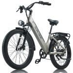 Burchda AZ26 Elektrijalgratas 500W Mootor 26 Rehiga Linnakommuuter Elektrijalgratas 48V 20Ah Kahekordsed KettaPidurid 7 K&auml;iku Maksimaalne L&auml;bis&otilde;it 100km hall