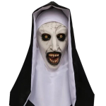 Halloween The Nun Cosplay Mask Kost&uuml;&uuml;m &Otilde;udusfilmid Cosplay Halloweeni Kost&uuml;&uuml;m The Conjuring Halloweeni Kost&uuml;&uuml;m Mask XXXL gray