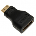 DVI-D (24+1) Kullatud 25 kontaktiga isane HDMI-emane adapteri konnektori muundur