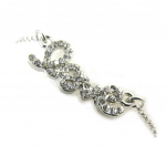 Les Tr&eacute;sors De Lily [M1803] - Bracelet Cr&eacute;ateur 'Love' blanc valge