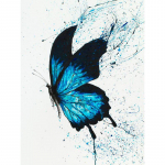 5D DIY teemantmaal liblikas Ristpistes loom Teemantmosaiiktikandid 20X30CM