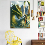 DINGPU t&auml;is&uuml;mmargune puur 5D DIY teemantmaaling 3D tikandid ristpistes 5D kaunistus kingitus 20X30CM