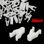 30 tk valgest plastist nailonist l&uuml;liti raami klamber Toyota Lexus CT200h GS350 GS450h jaoks