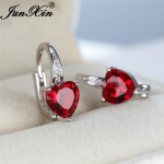 1paar s&uuml;nnikivist r&otilde;ngaga k&otilde;rvar&otilde;ngaid, l&otilde;igatud s&uuml;damega, punane kollane sinine roheline kivist tilkk&otilde;rvar&otilde;ngad, s&uuml;damekujuline klamber k&otilde;rvar&otilde;ngale, kingitus punane