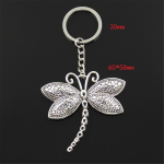 Mood Dragonfly 60x58mm ripats 30mm v&otilde;tmehoidja metallist h&otilde;bedane v&auml;rv meeste auto kingitus suveniirid v&otilde;tmehoidja