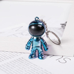 3D Fashion Astronaut Keychain Space Robot Spaceman v&otilde;tmehoidja sinine