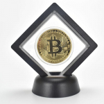 Moekingitus Bitcoin Bit Coin Litecoin Ripple Ethereum Doge Cardano IOTA FIL Kr&uuml;ptovaluuta metallm&uuml;nt koos esitusalusega 1-Pack