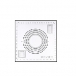 Toidukvaliteediga s&otilde;tkumispadi Mittenakkuv silikoonist rebenemiskindel s&otilde;tkumismatt k&ouml;&ouml;git&ouml;&ouml;riistad 29*26cm must