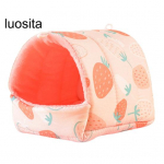 Merisea pesa multifilmi mustriga lemmikloomade peidukoht soe v&auml;ikeloom hamster orav voodi maja puuri tarvikud S