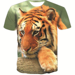 Suvine suures suuruses lahtised meeste riided multifilmid 3D prindiga T-s&auml;rk Wolf Tees O kaela l&uuml;hikeste varrukatega, hingav naiste meeste s&auml;rgid 5XL
