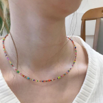 IF ME Bohemian Colorful Seed Bead Simple Choker kaelakee Statement Short Collar Clavicle Chain kaelakee naistele Ehted Kingitus ABSMT00416-54268